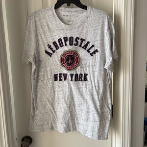 Aeropostale Speckled White Tee